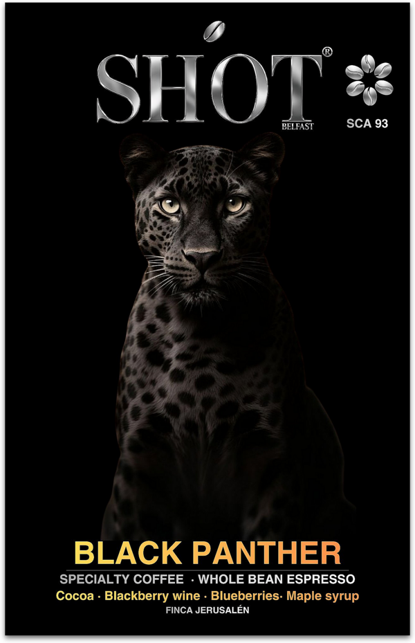 Black Panther speciality coffee bag — SCA 93, Honduras, Geisha variety