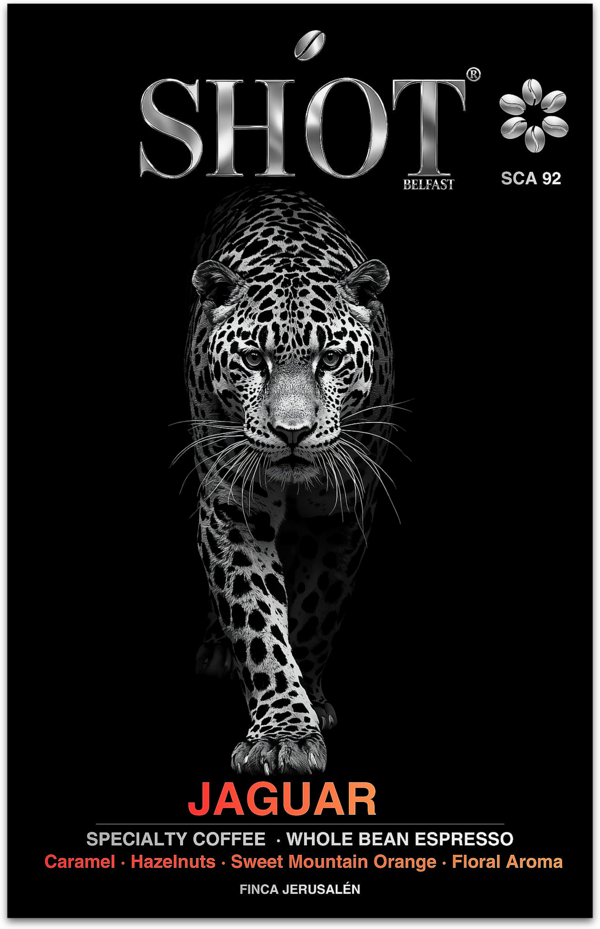 Jaguar speciality coffee bag — SCA 92, Honduras, Parainema variety